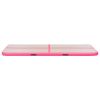 Inflatable Gymnastics Mat with Pump 157.4"x39.3"x3.9" PVC Pink