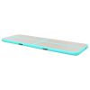 Inflatable Gymnastics Mat with Pump 157.4"x39.3"x3.9" PVC Green