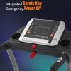 Easy Folding Treadmill for Home Use, 2.5HP Electric Running, Jogging & Walking Machine with Device Holder & Pulse Sensor