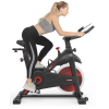 Indoor Cycling Exercise Bike Stationary, Home Gym Workout Fitness Bike with Comfortable Cusion, LCD Display and Hand Pulse