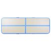 Inflatable Gymnastics Mat with Pump 275.6"x39.4"x3.9" PVC Blue