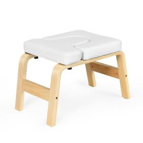 Sports Recreation Balance Training Yoga Inversion Headstand Bench (Color: White A, Type: Yoga Headstand Bench)