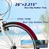 HARMI Multifunctional Adult Beach Cruiser Bike, 7-Speed Bike, Multi-Color, 26-Inch Wheels, Men's and Women's